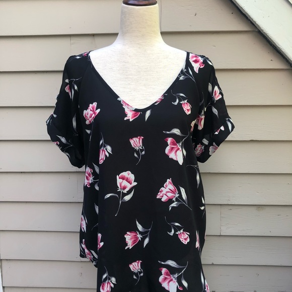 Sienna Sky Tops - SIENNA SKY Cold Shoulder Blouse.